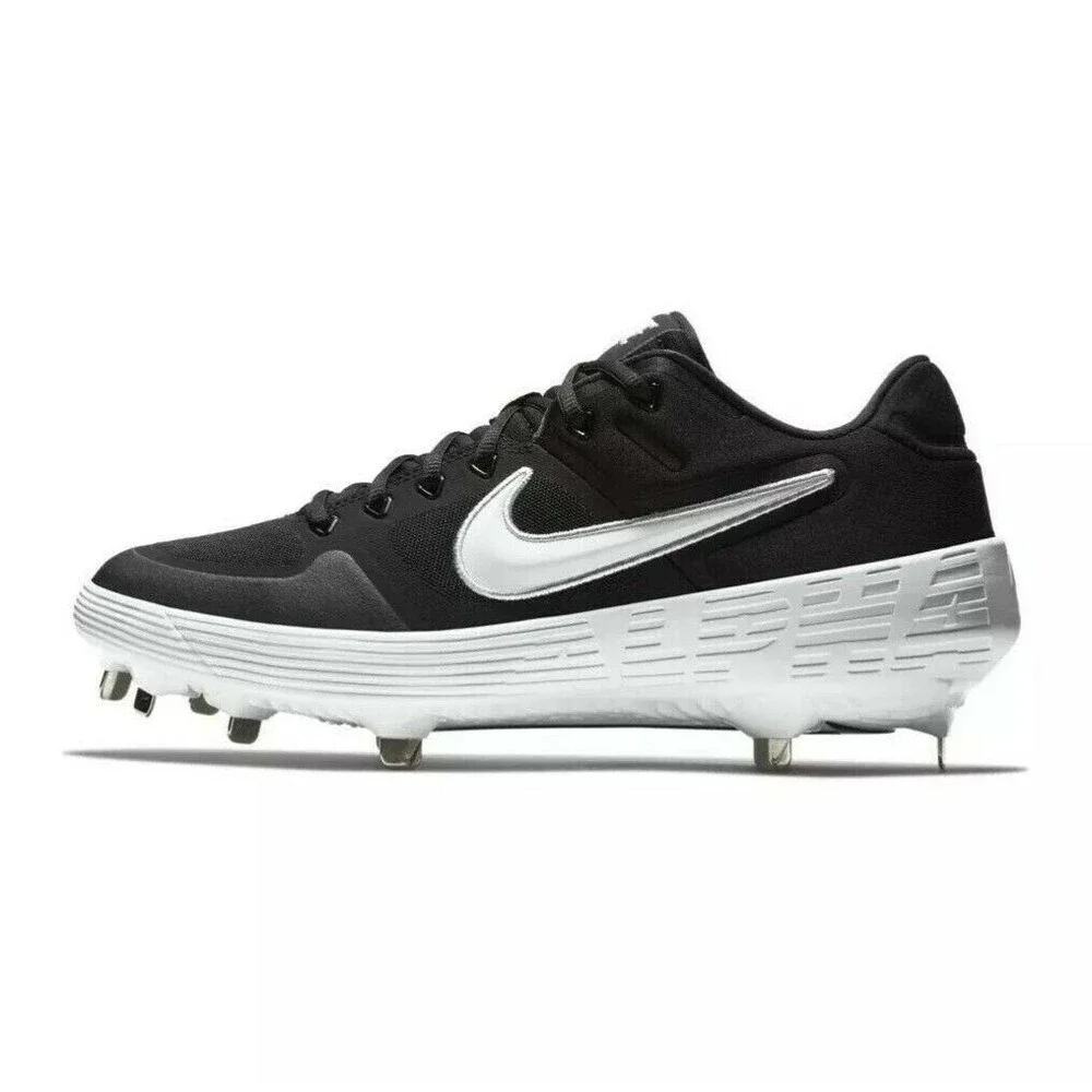 Nike Alpha Huarache Elite 2 Low Baseball Cleats Black/White AJ6873-001 7.5‎